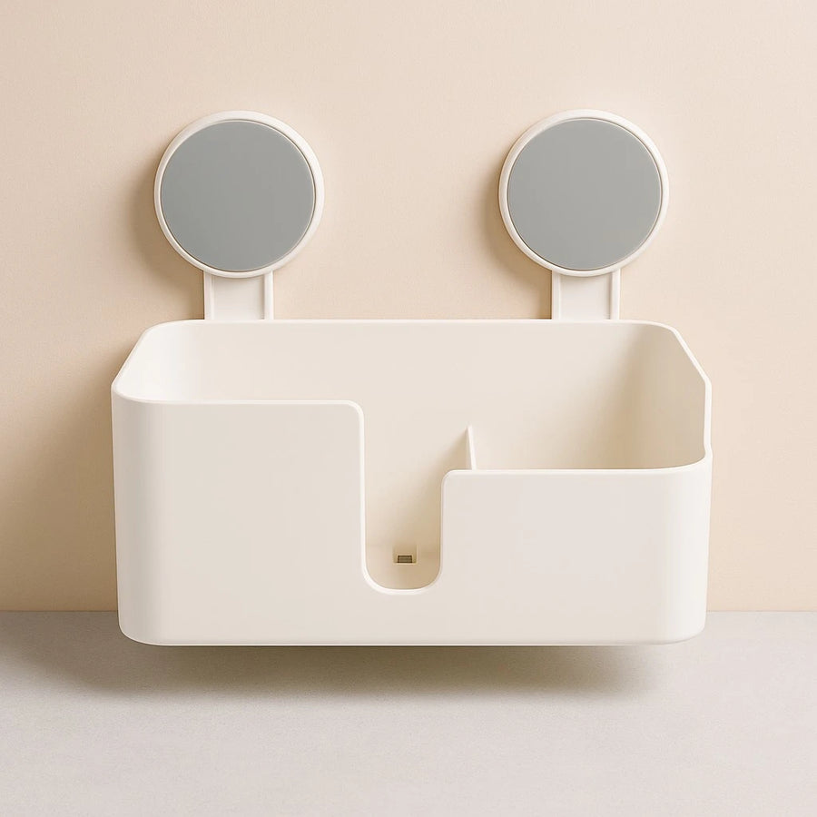 Wall Mounted Organizer with Suction Cups