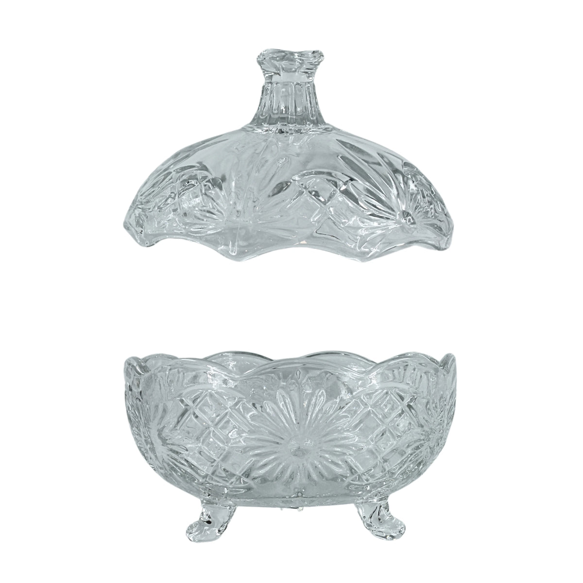 Rozana Crystal Sugar Bowl