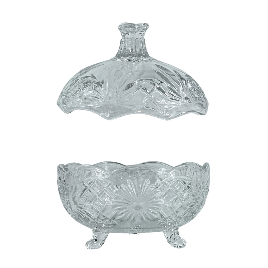 Rozana Crystal Sugar Bowl