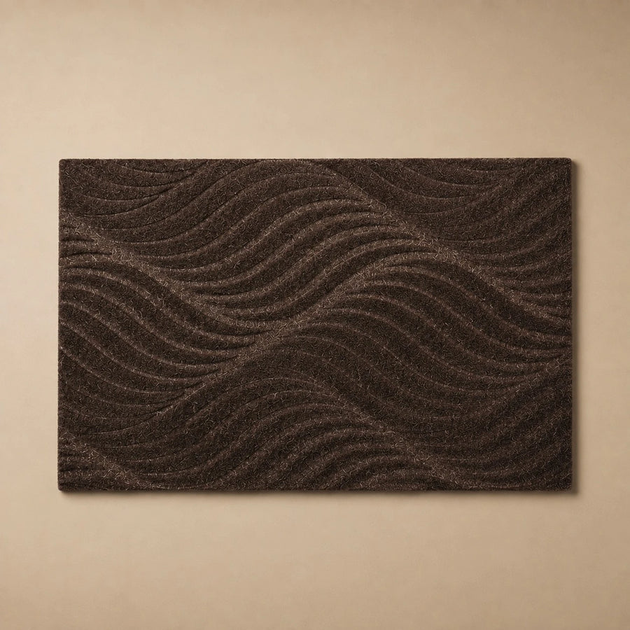 Thin Non Slip Entrance Door Mat Soft Textured Indoor Outdoor Floor Rug