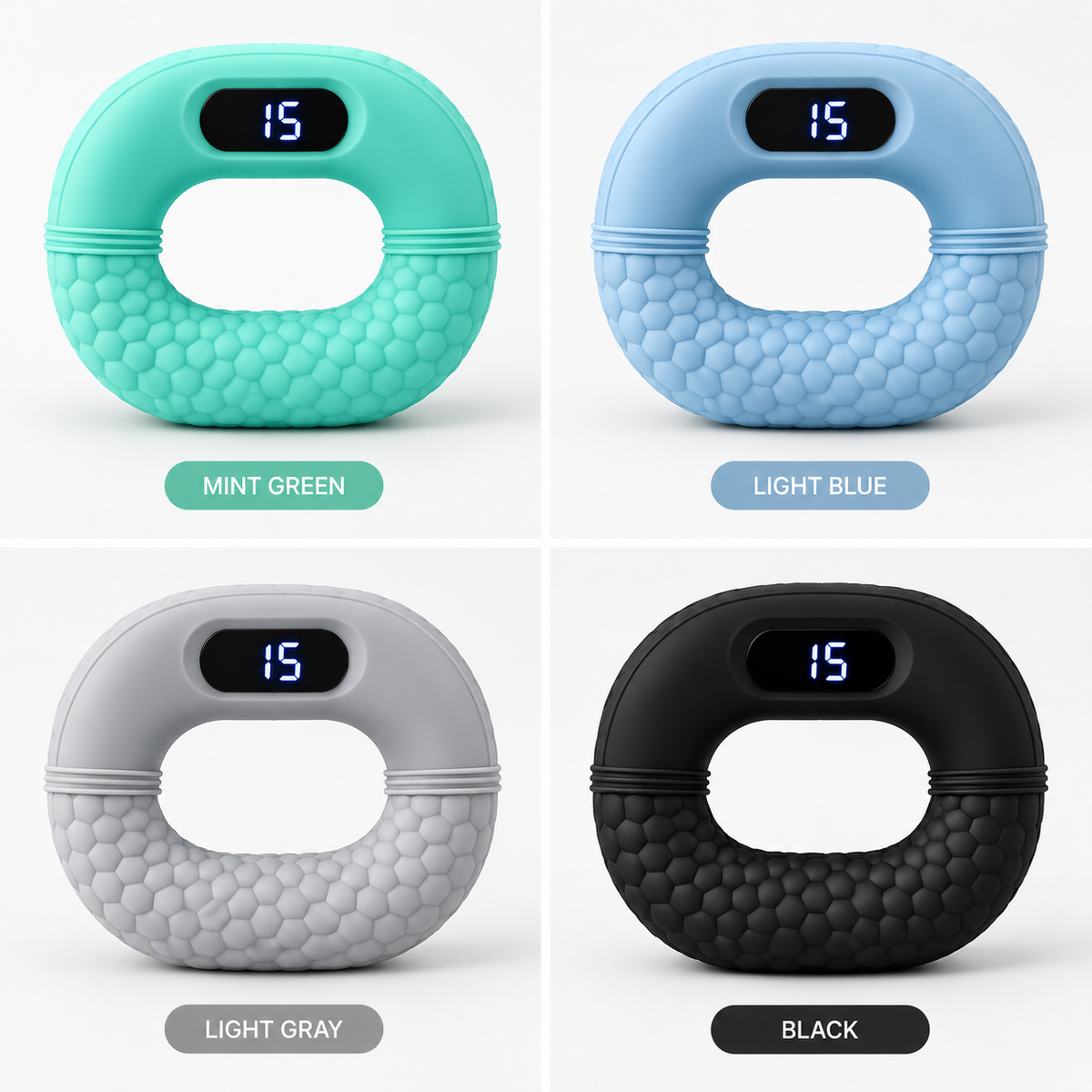Rechargeable Digital Counting Hand Grip Ring