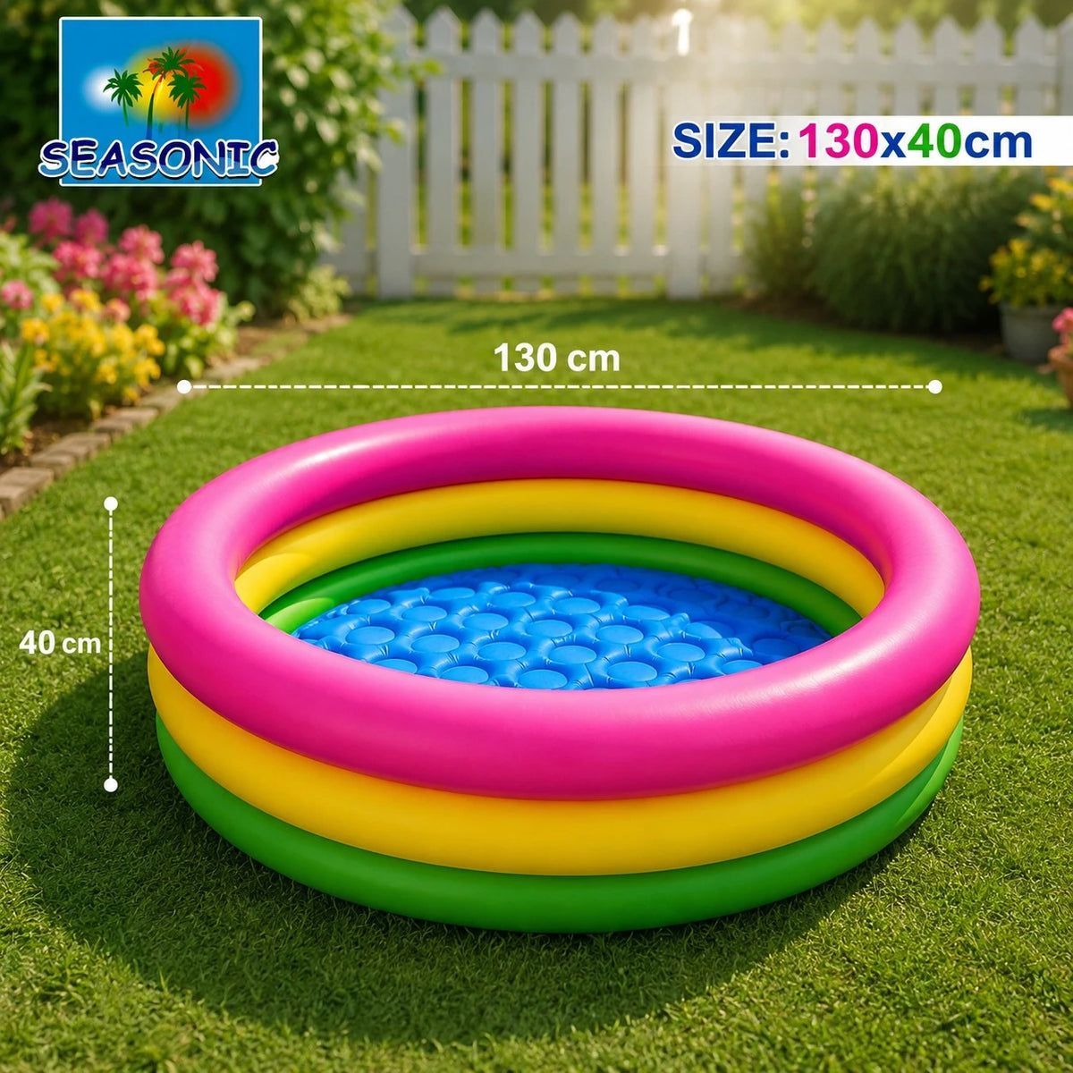 Kids Inflatable Swimming Pool Paradise Lagoon Swim Center Garden Pool Backyard Water Play Pool