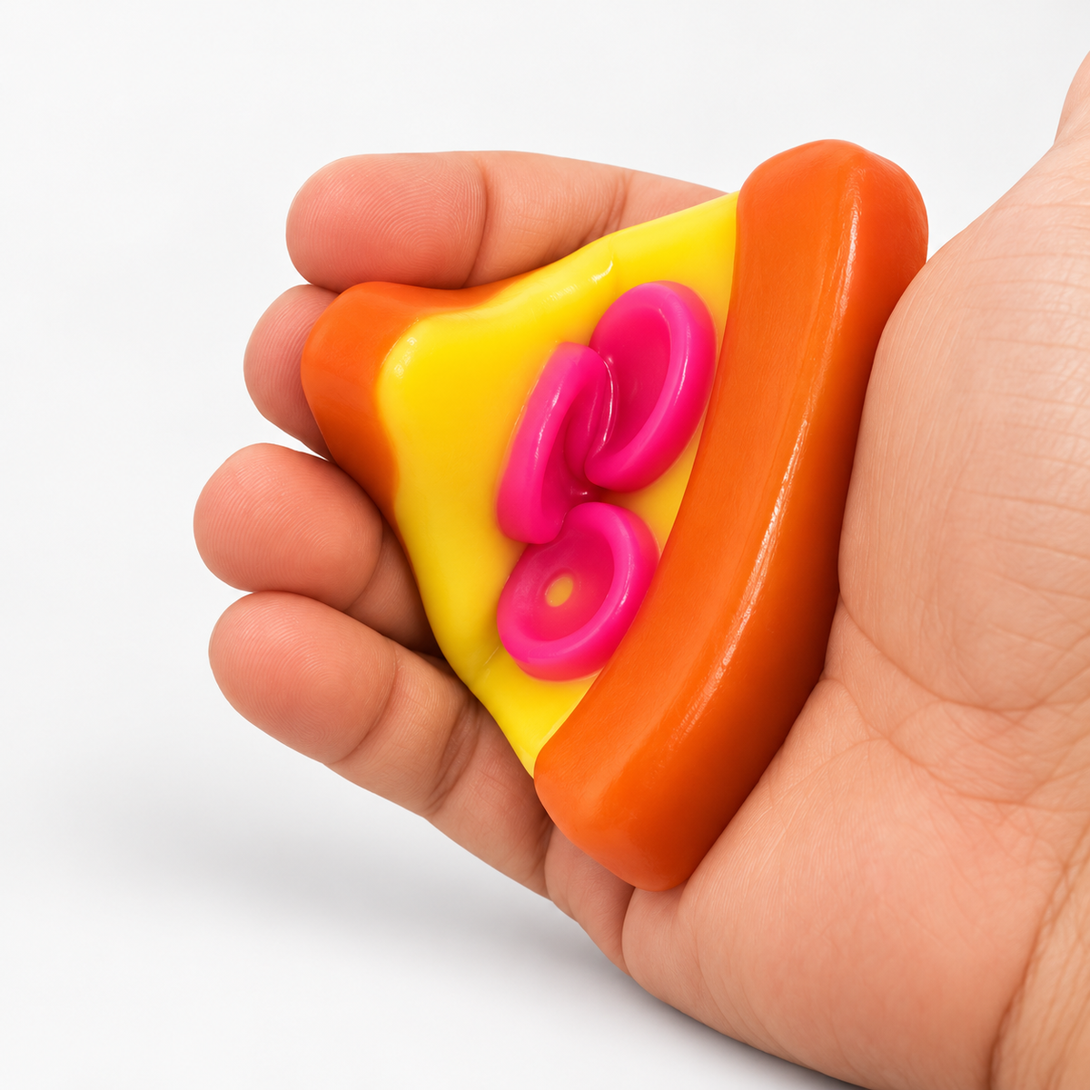 Pizza Slice Shaped Squishy Toy