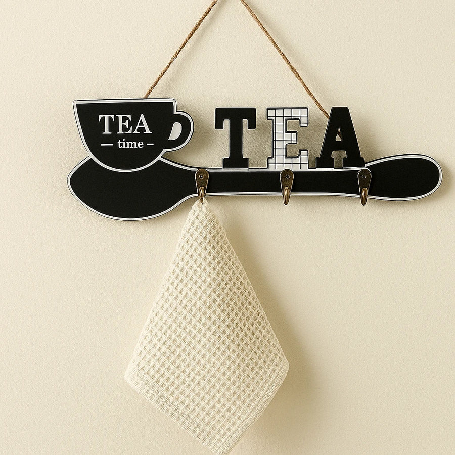 Tea Time Wall Hook Organizer