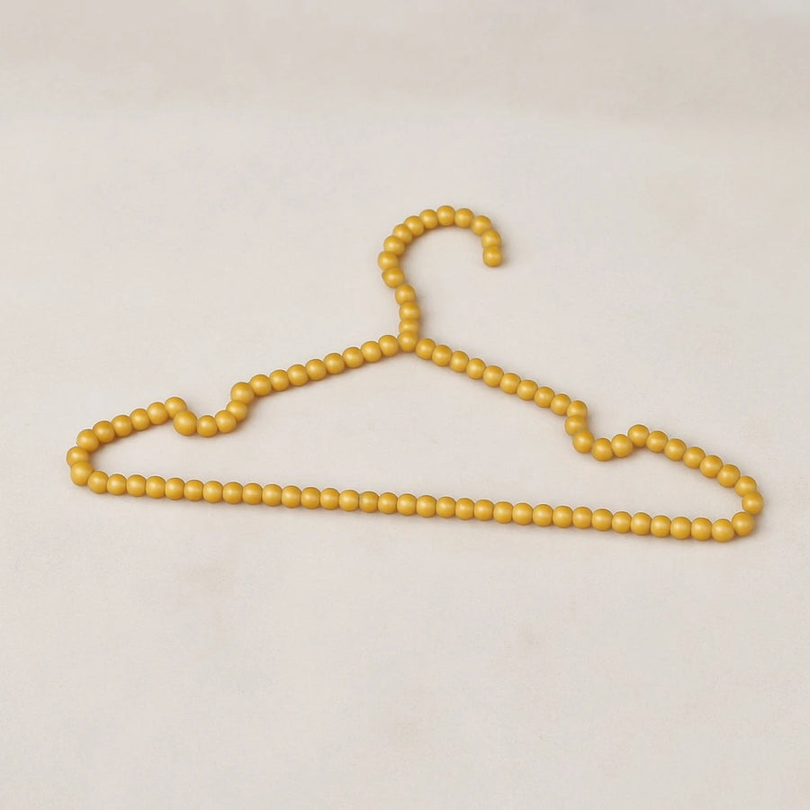 Gold Beaded Plastic Hanger – 40 cm (Set of 3)