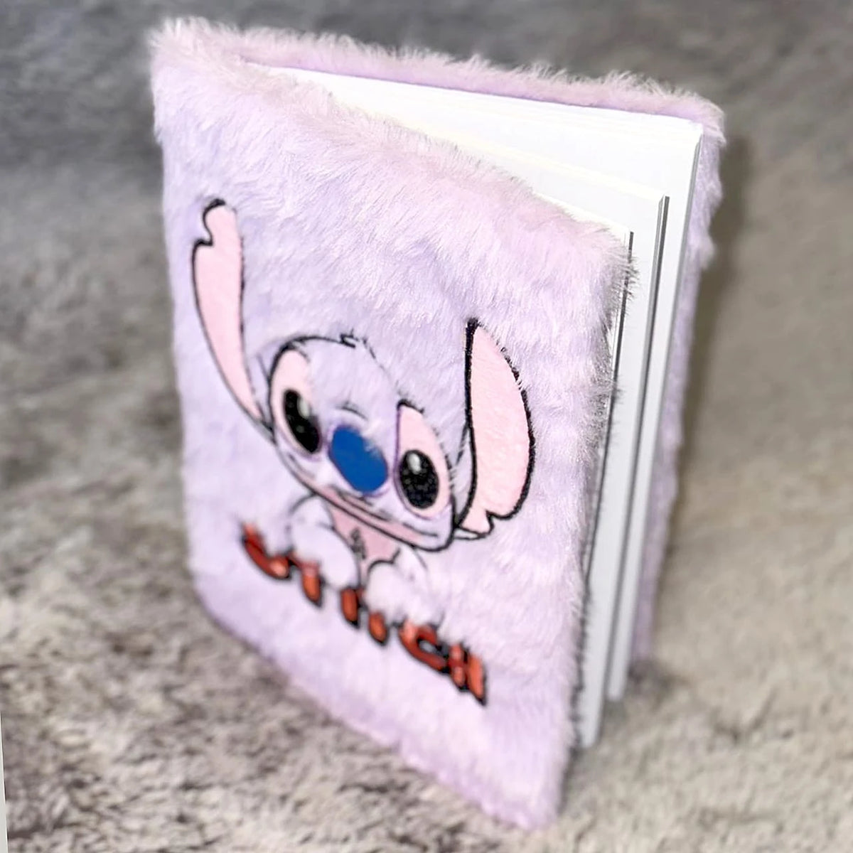 Plush Stitch Notebook A5 Size – Suitable for Traveling, Easy to Carry - Image 5