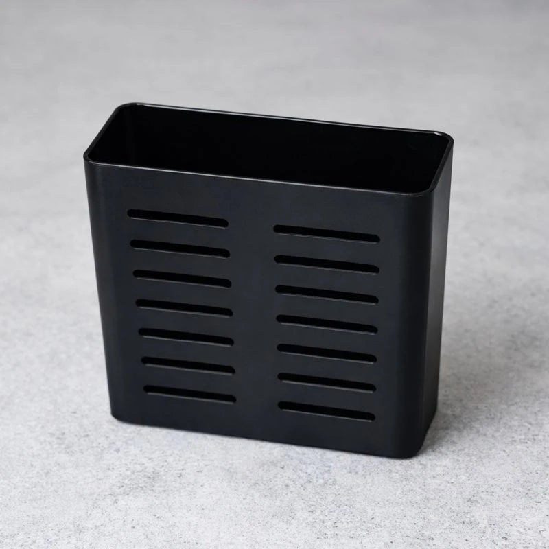 3-Level Countertop Dish Organizer Rack with Drain Tray & Utensil Basket – Black
