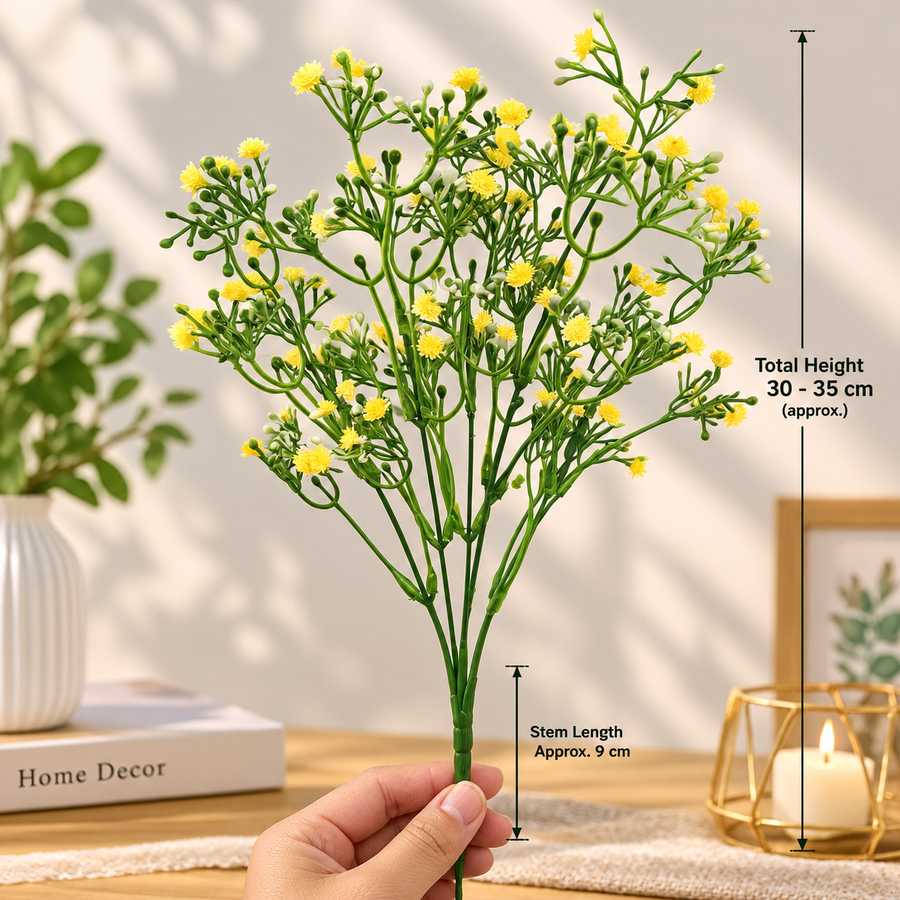 Artificial Mini Daisy Flower Stem 30–35 cm