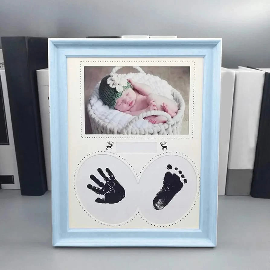 Baby Handprint & Footprint Photo Frame Keepsake