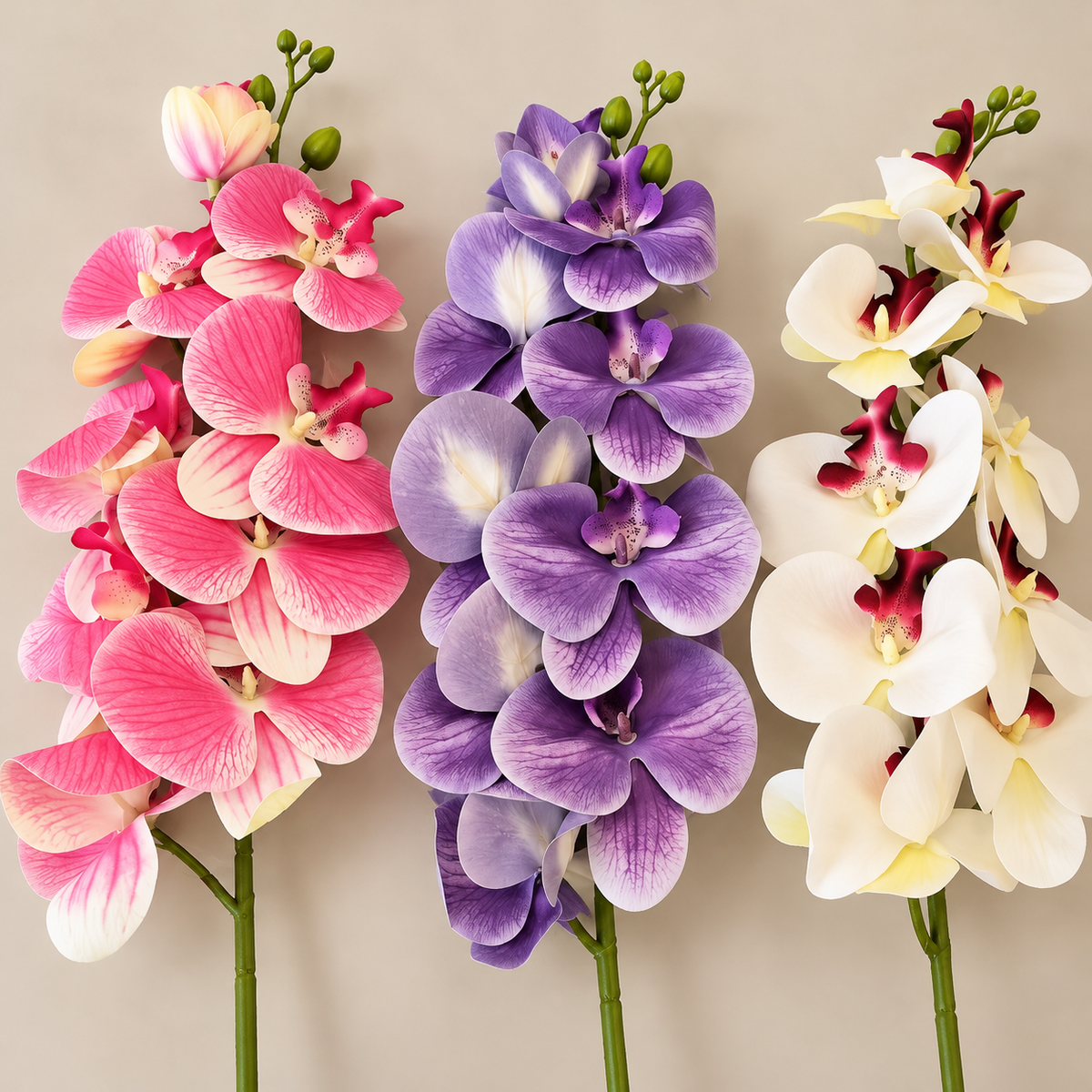Artificial Orchid Flower Stem 95 cm