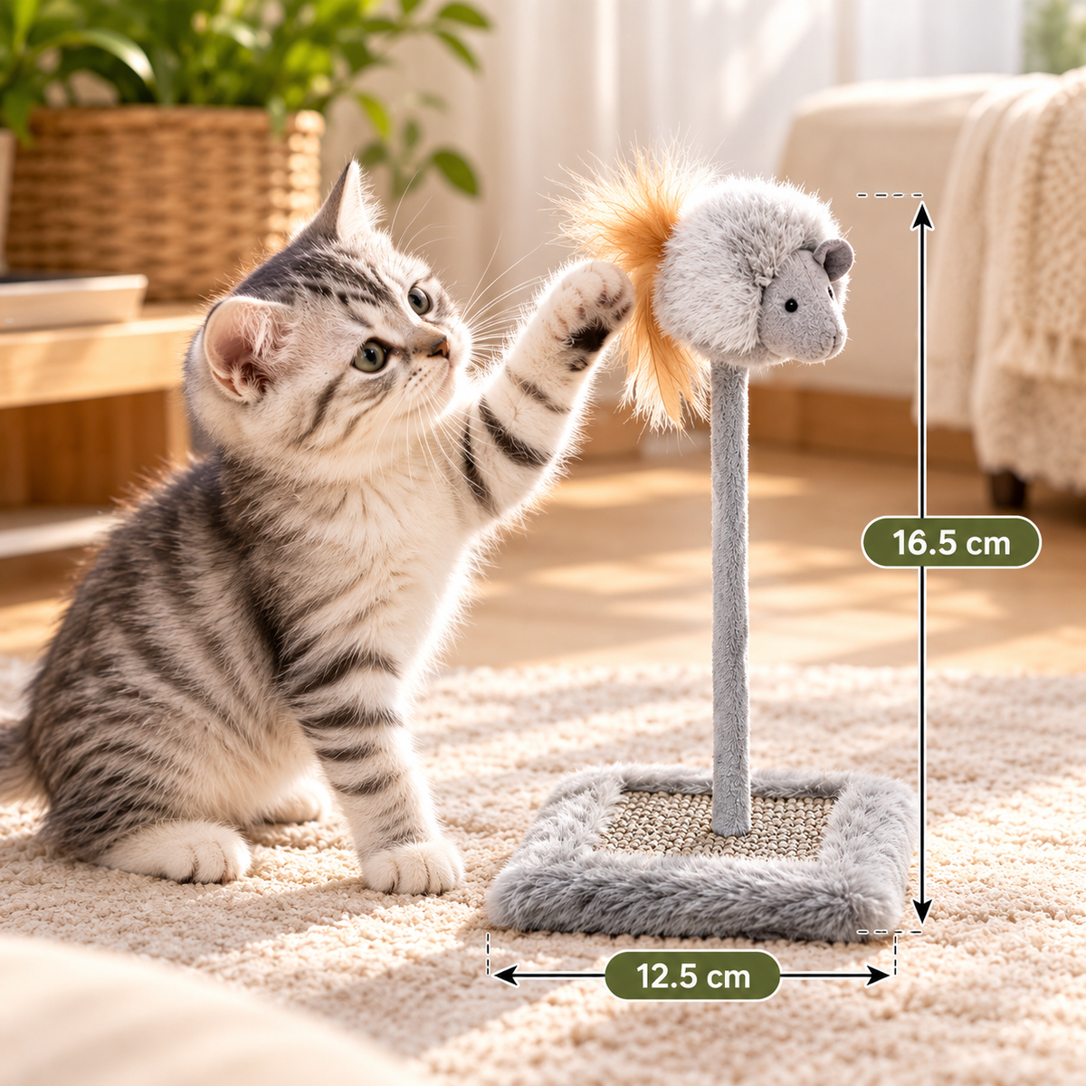 Interactive Cat Scratching Toy