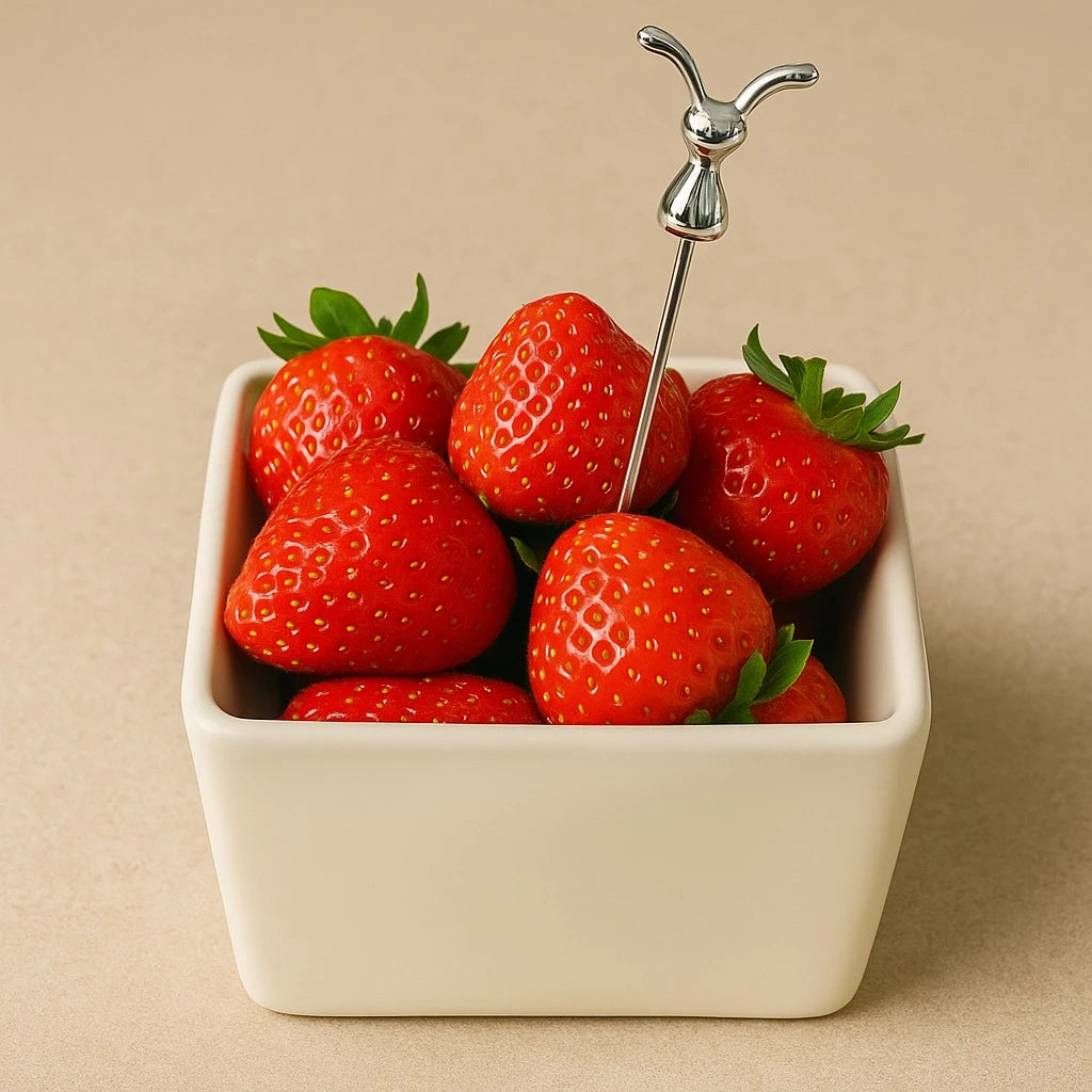 Bunny Fruit Fork Set
