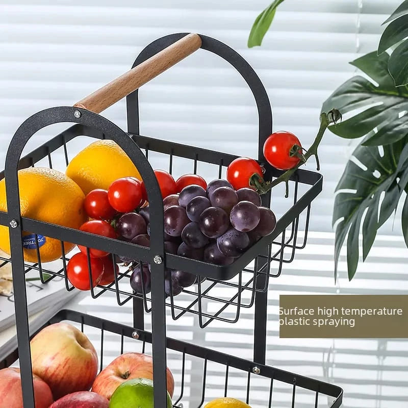 3 Layer Round Rack Organizer