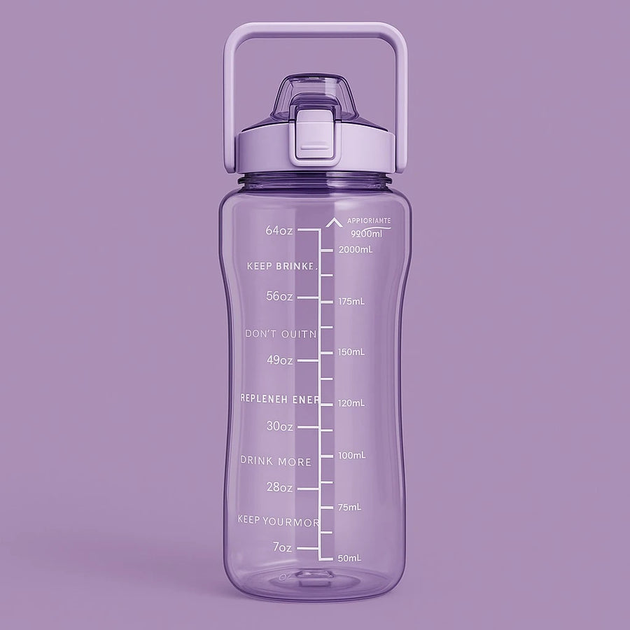 Leak-Proof Sports Water Bottle 2L Large Capacity Sports Gym & Fitness Water Bottle for Workout, Outdoor & Daily Hydration
