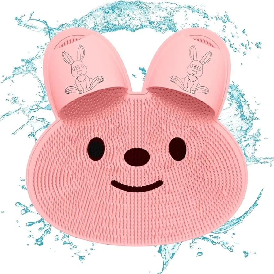 Rabbit Silicone Foot Scrubber Mat