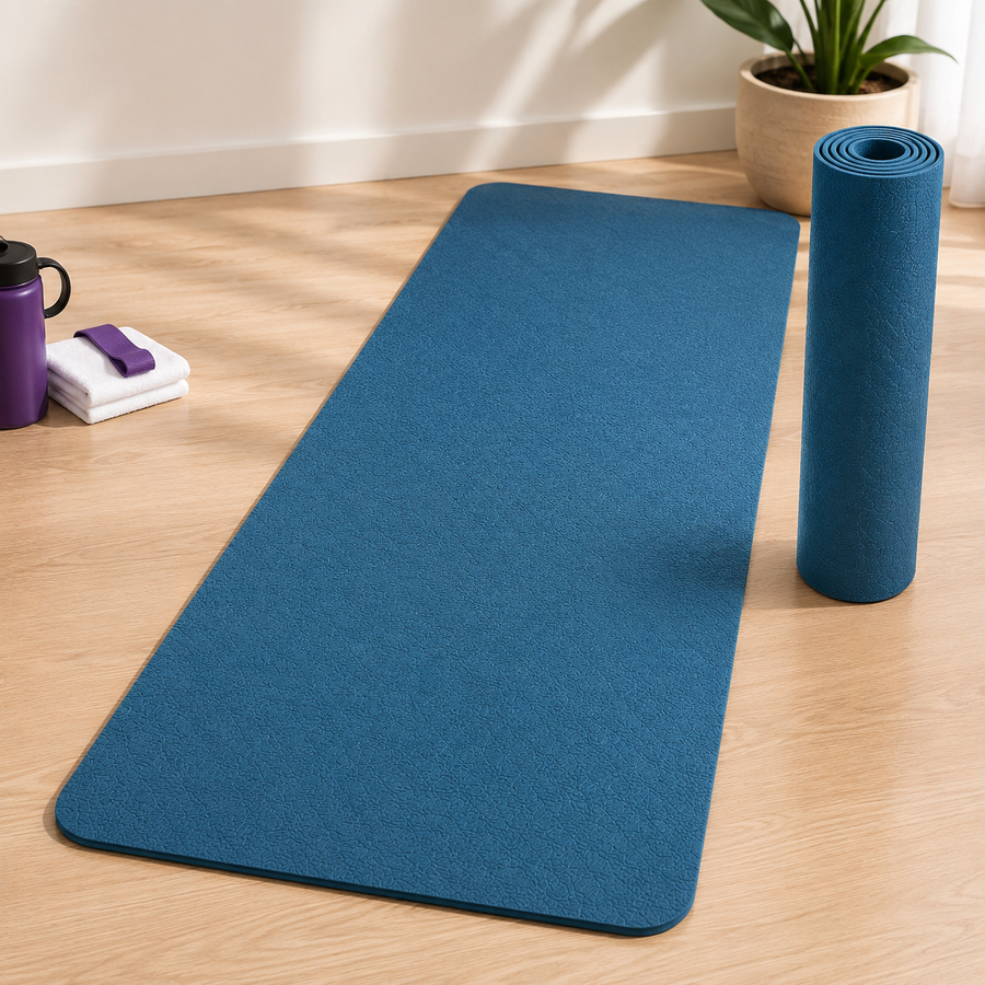 Yoga Mat Non Slip Fitness Exercise Pilates Workout Training Mat Pink Gym Sports