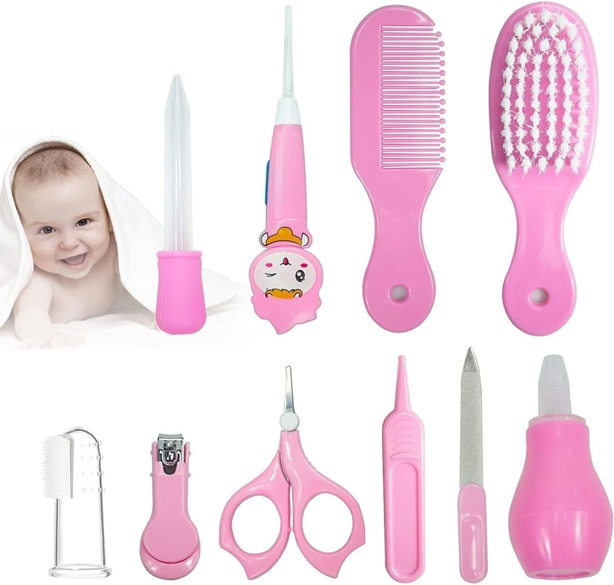 10 Pieces Baby Grooming Kit