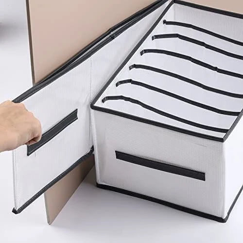 Foldable 7 Grid Storage Box Organizer