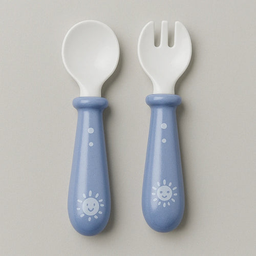 2 Pieces Baby Cutlery Set