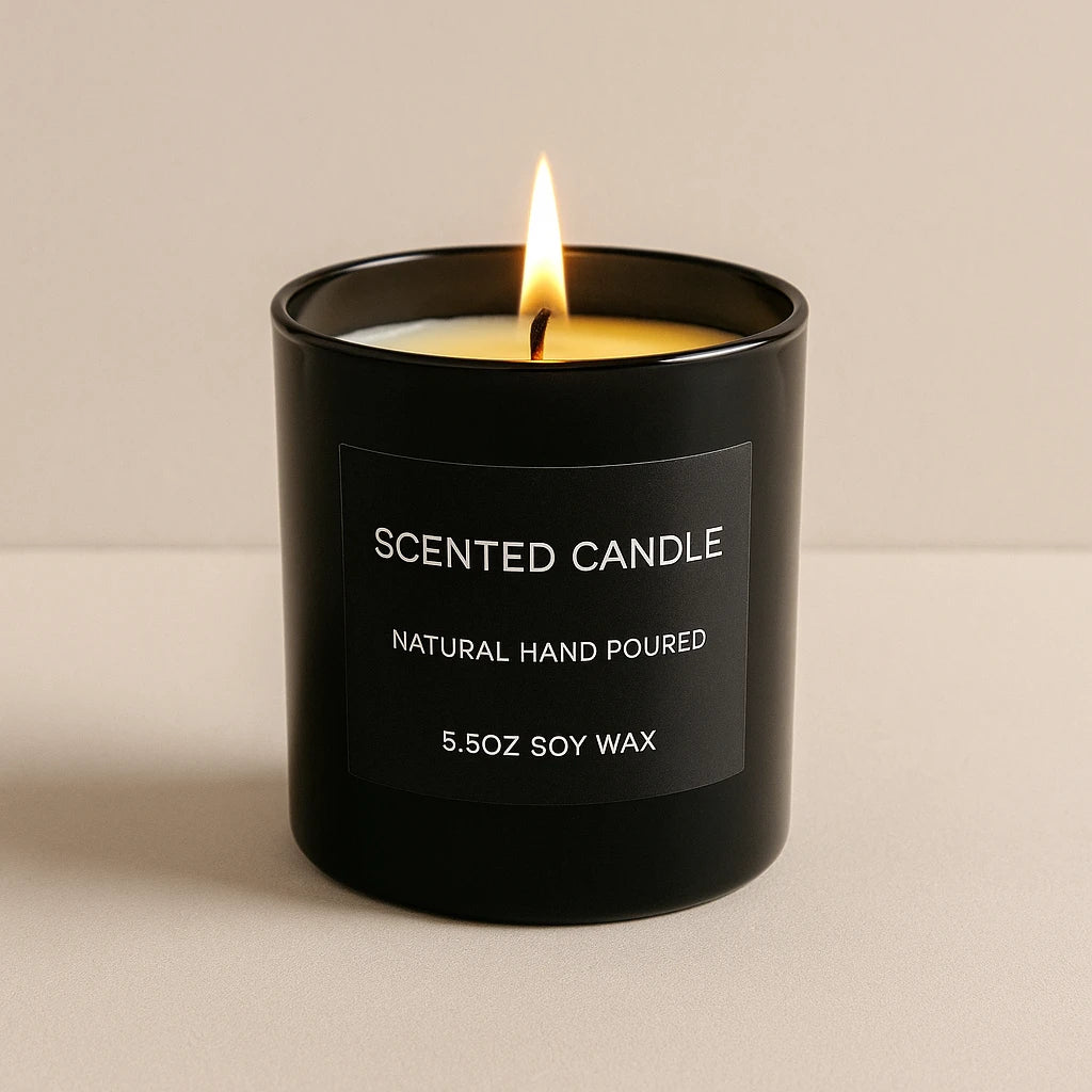 Black Jar Scented Soy Candle