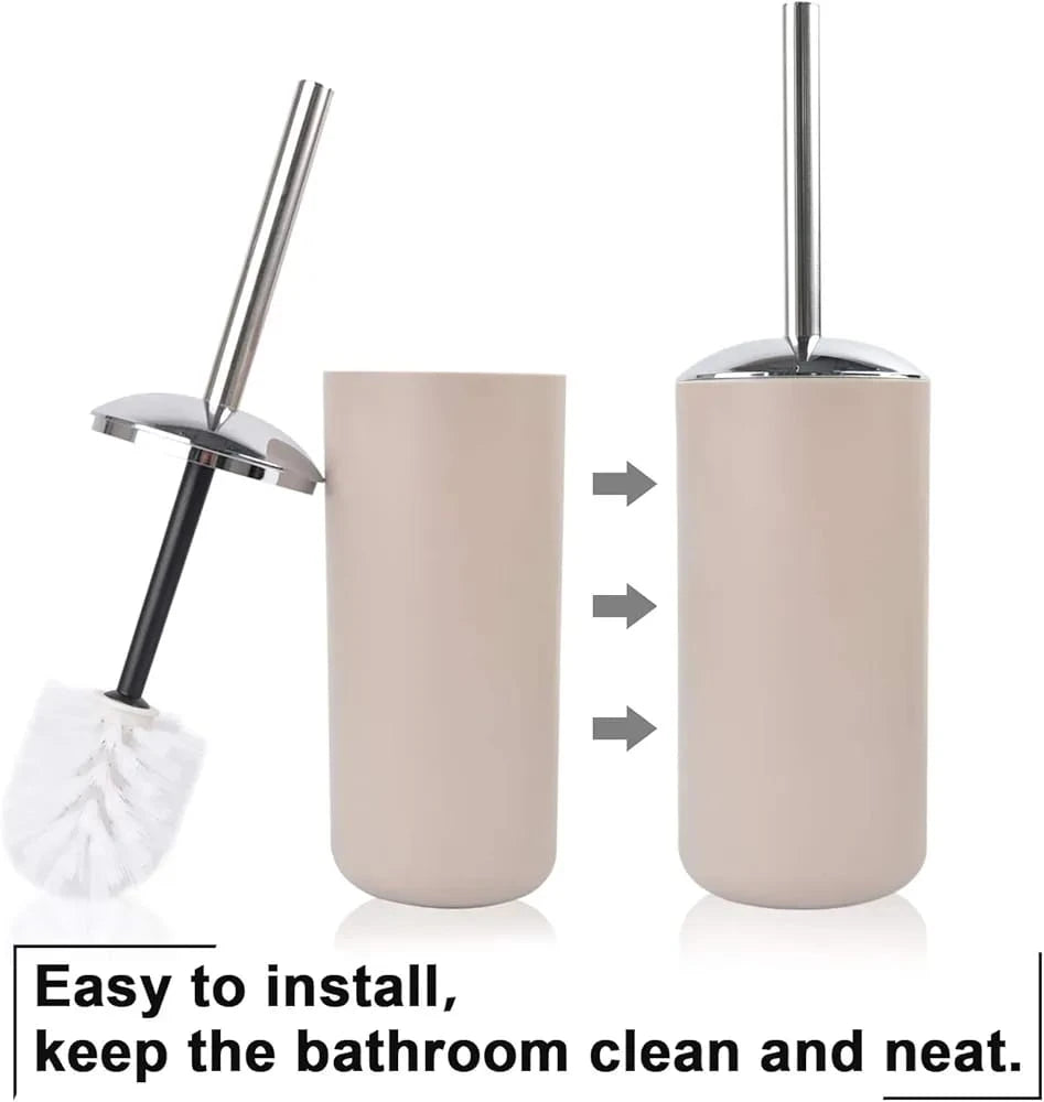 6 Piece Printed Bathroom Accessories Set with Waste Bin Soap Dispenser Toothbrush Holder Soap Dish Rinse Cup and Toilet Brush