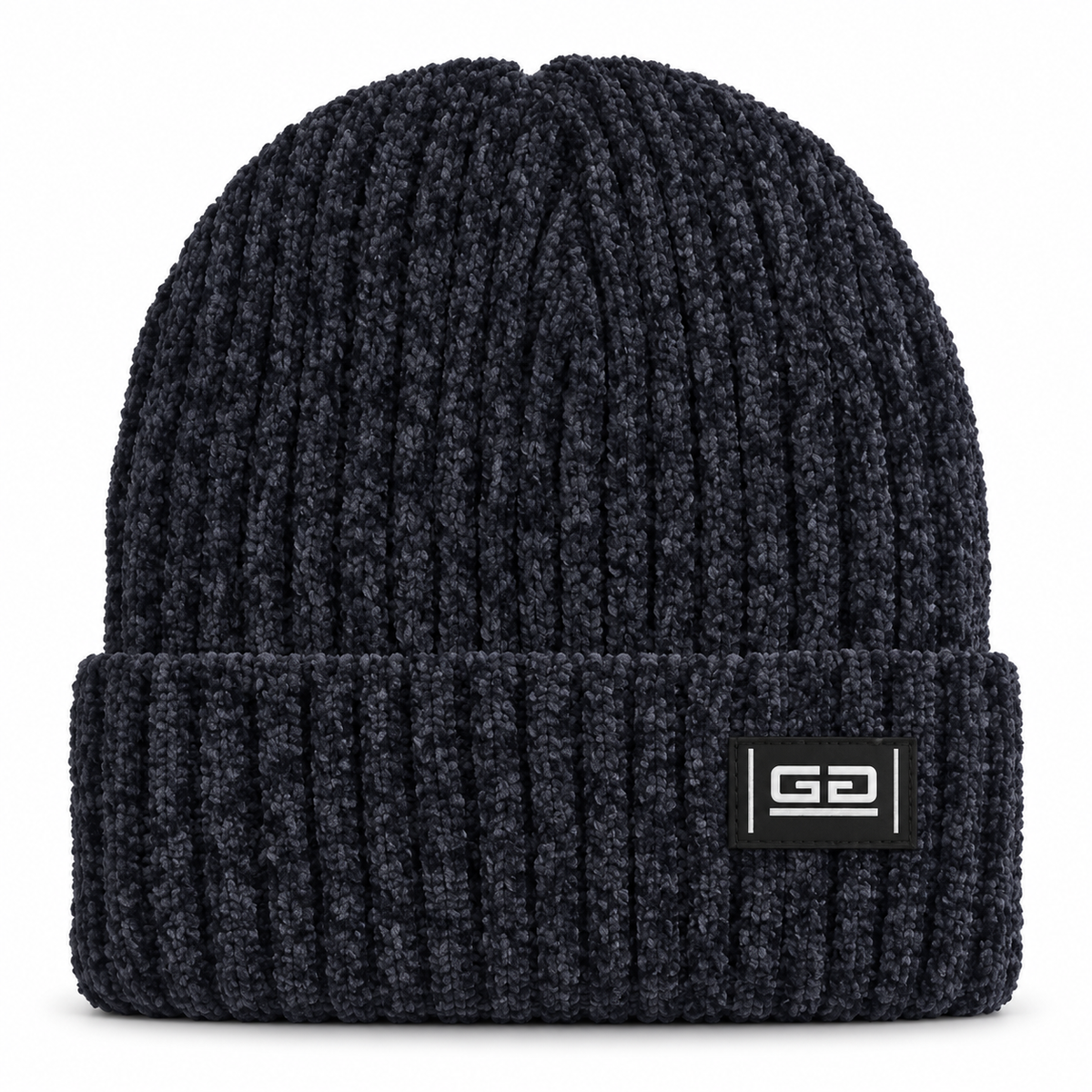 G Ribbed Knitted Winter Beanie Hat – 4 Colors