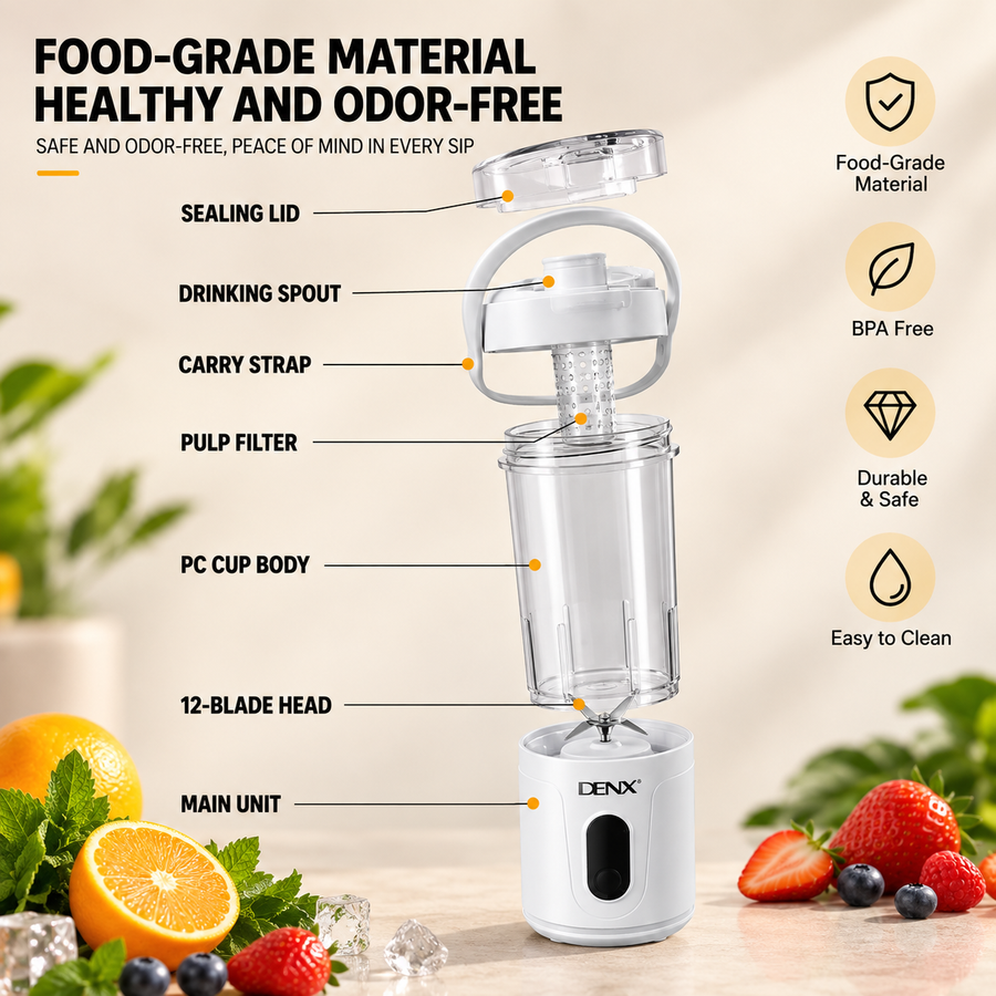 DENX Portable Rechargeable Blender