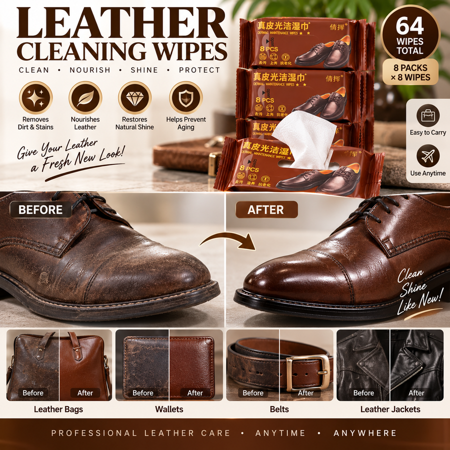 Everyday Cleaning Wipes for Leather and Regular Shoes