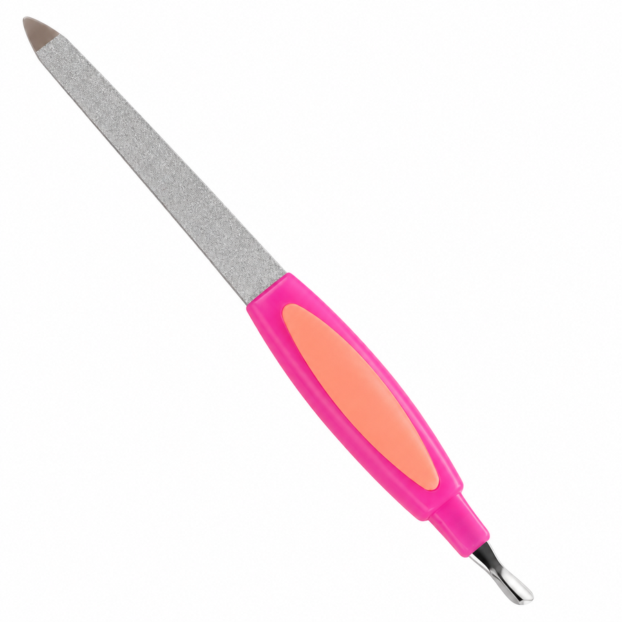 2-in-1 Nail File with Cuticle Cleaner