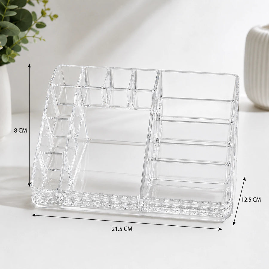 Acrylic Makeup Organizer Cosmetic Storage Holder Desktop Vanity Organizer