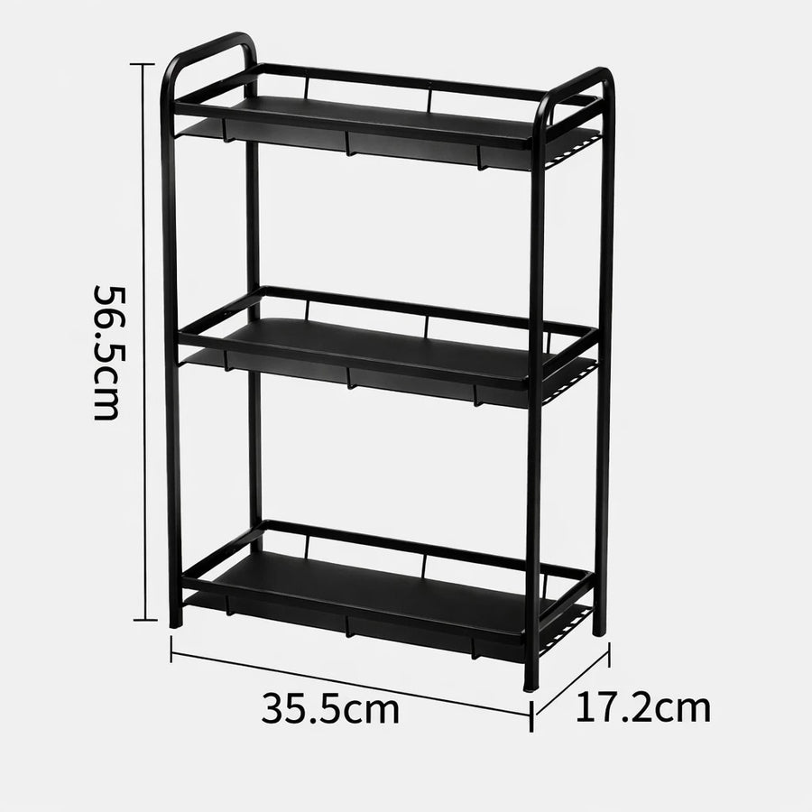 3 Tier Metal Kitchen Countertop Organizer Rack