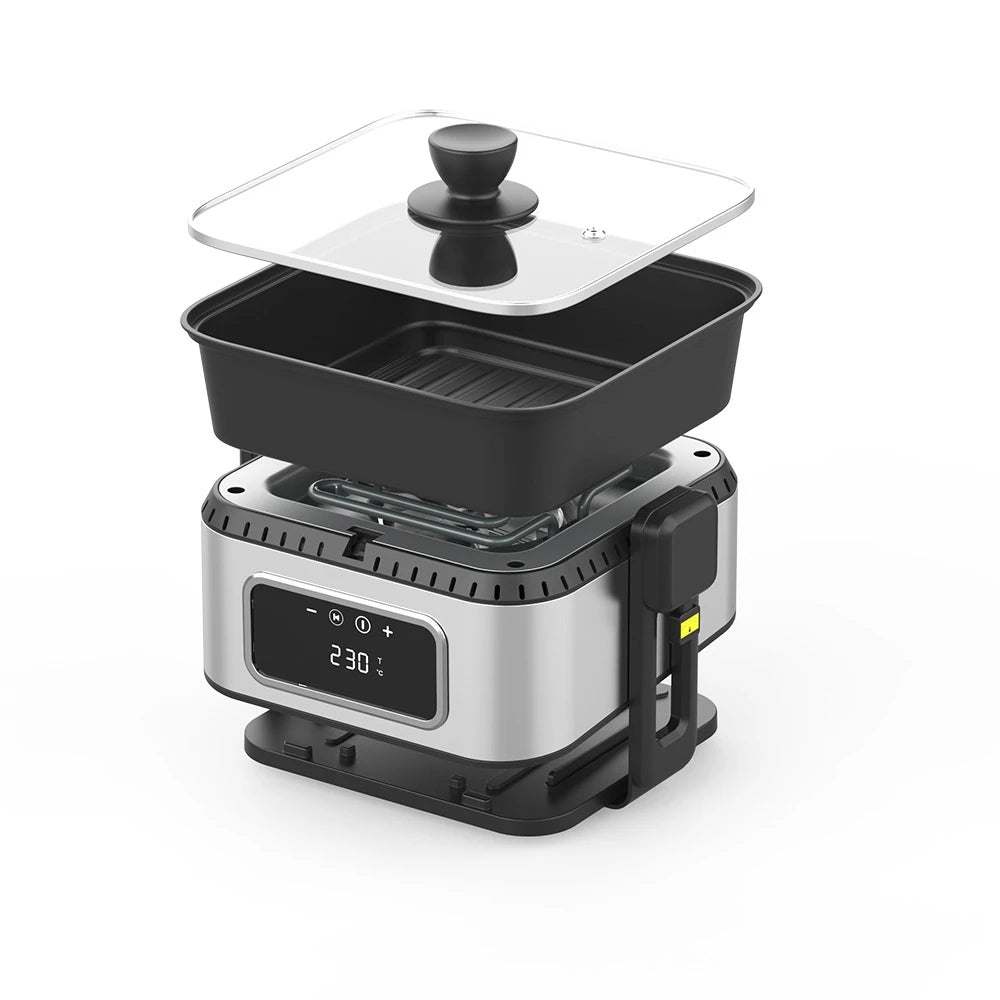 Visible Air Fryer & Grill – CrystalView 3-in-1 Cooker