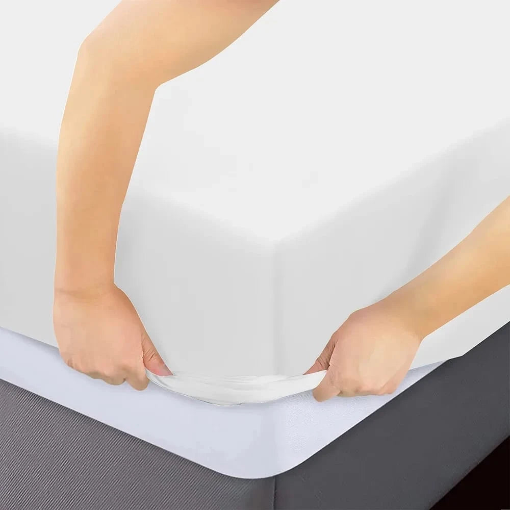 100% Cotton Fitted Bed Sheet 120 × 200 cm Soft Breathable and Machine Washable Bedding