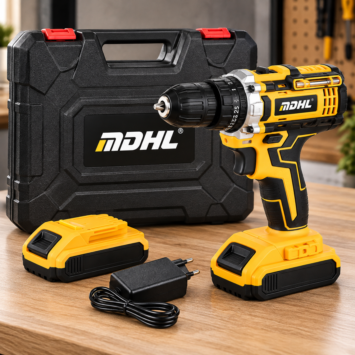 MDHL Cordless Rechargeable Drill Set