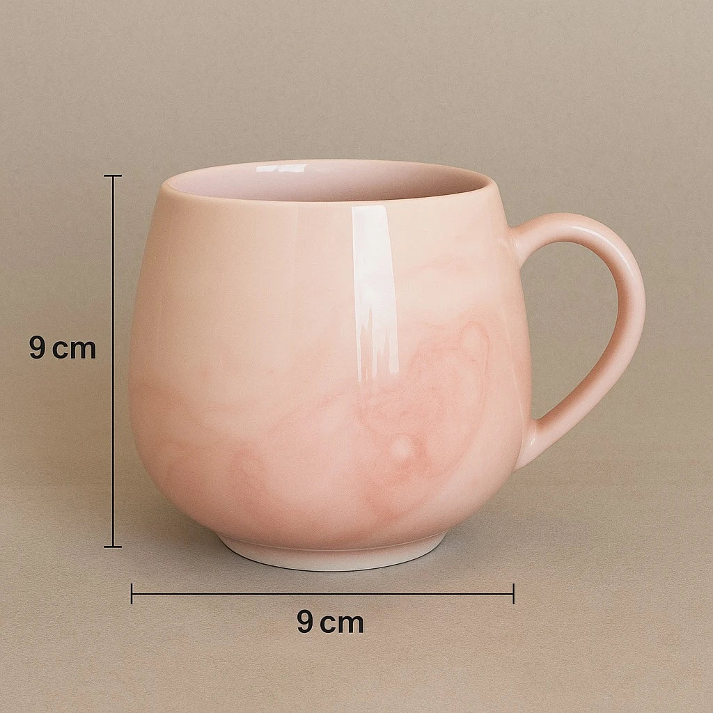 Pink Marble Ceramic Mug