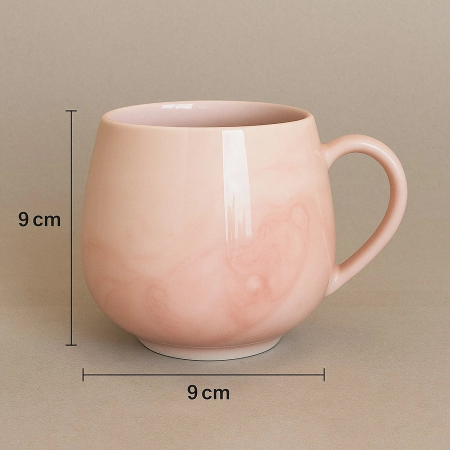 Pink Marble Ceramic Mug