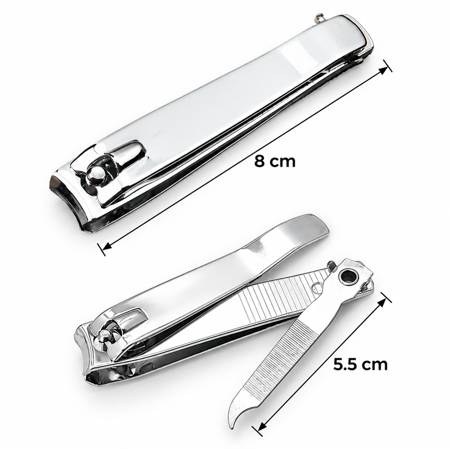 Stainless Steel Nail Clipper with Nail File