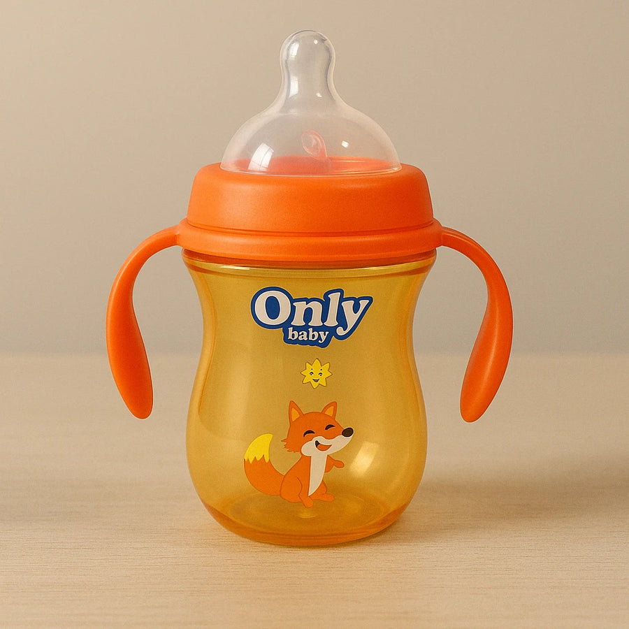 Handled Baby Bottle Cup