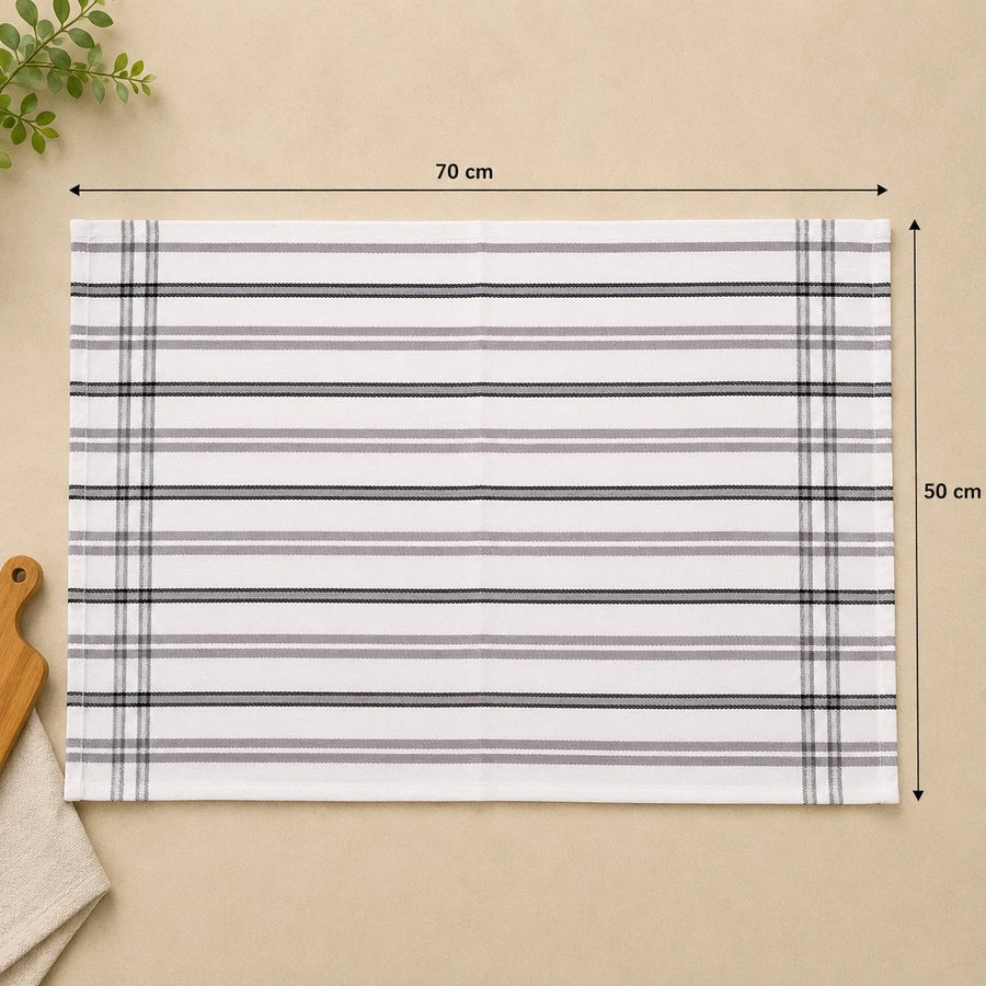 Kitchen Towel 70x50 cm Decorative Cotton Dish Towel Tea Towel Kitchen Hand Towel Floral Striped Kitchen Linen