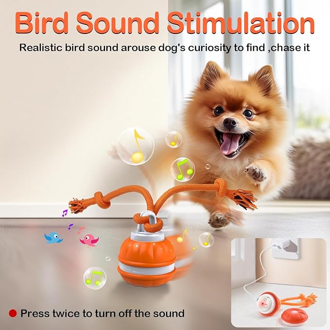 Rechargeable Interactive Rolling Pet Toy