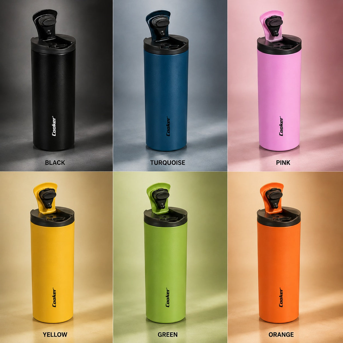 Cooker Thermos Stainless Steel Travel Mug Thermos Vacuum Insulated Coffee Tumbler BPA Free 400ML
