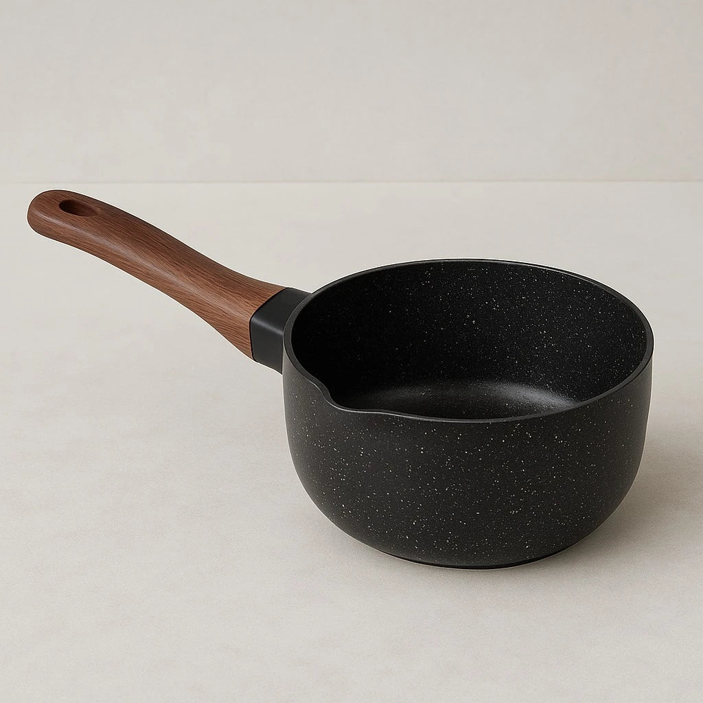 Non Stick Saucepan 16cm Cooking Pot for Sauce Soup Milk Kitchen Cookware