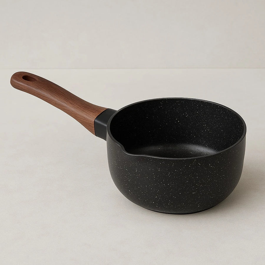 Non Stick Saucepan 16cm Cooking Pot for Sauce Soup Milk Kitchen Cookware