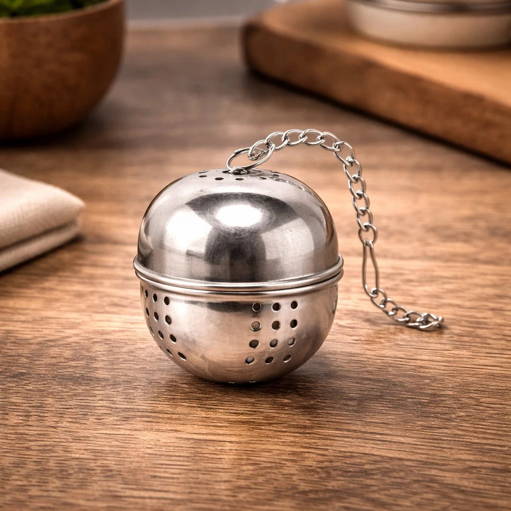 Stainless Steel Tea Infuser Ball Small Size Loose Tea Filter Spice Strainer Herb Infuser Coffee Filter Soup Seasoning Ball
