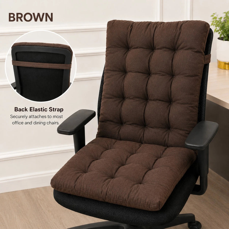 Floor Chair Cushion Tufted Seat Pad Back Support Floor Seating Cushion Tatami Meditation Chair Cushion 96 × 40 cm