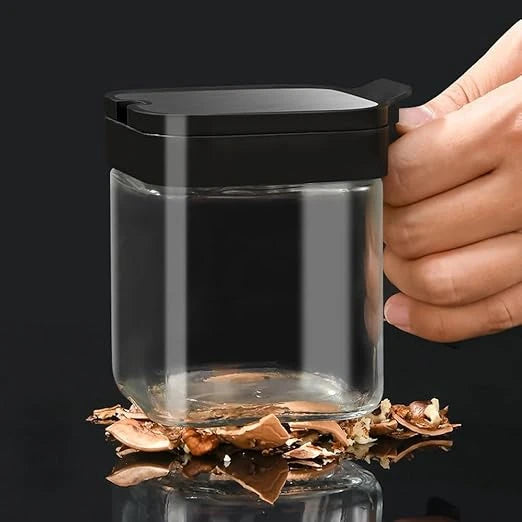 Spice Jar with Handle & Spoon