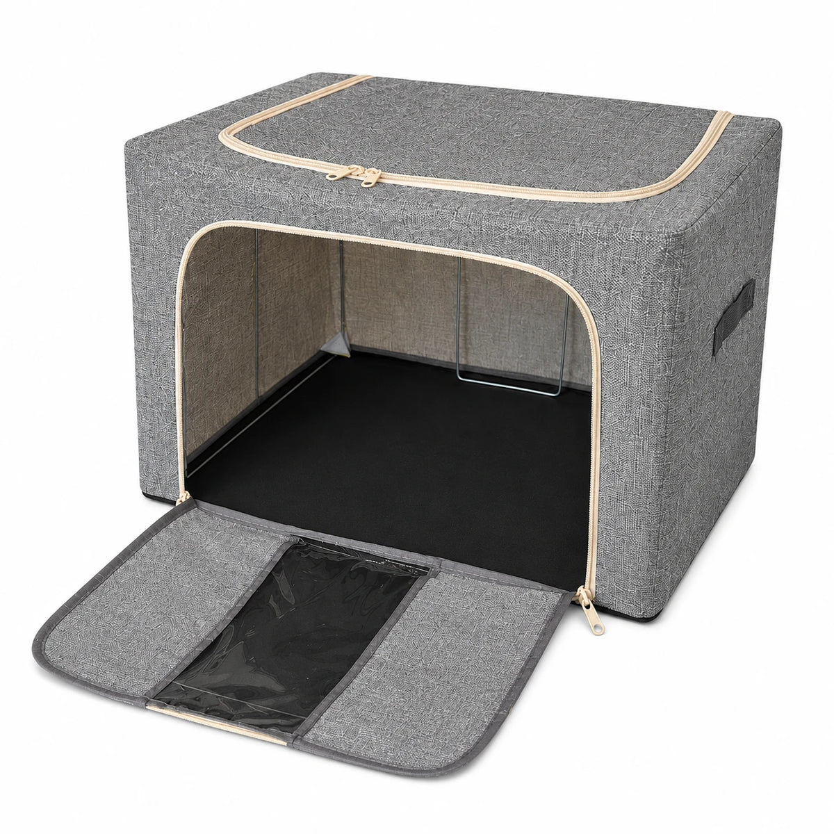 Storage Box Foldable Fabric Organizer Clothes Blanket Bedding Storage Container - Image 1
