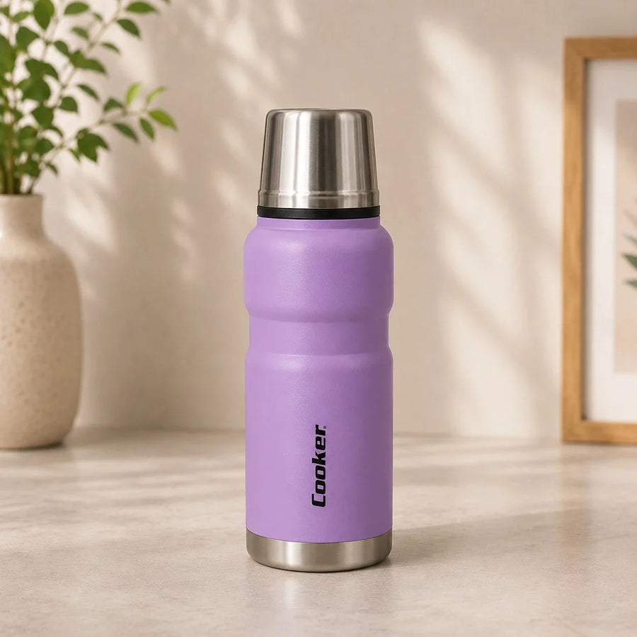 Cooker Thermos Water Bottle Stainless Steel Hunter Vacuum Flask Thermos Bottle Double Wall Insulated 500ML 26CM