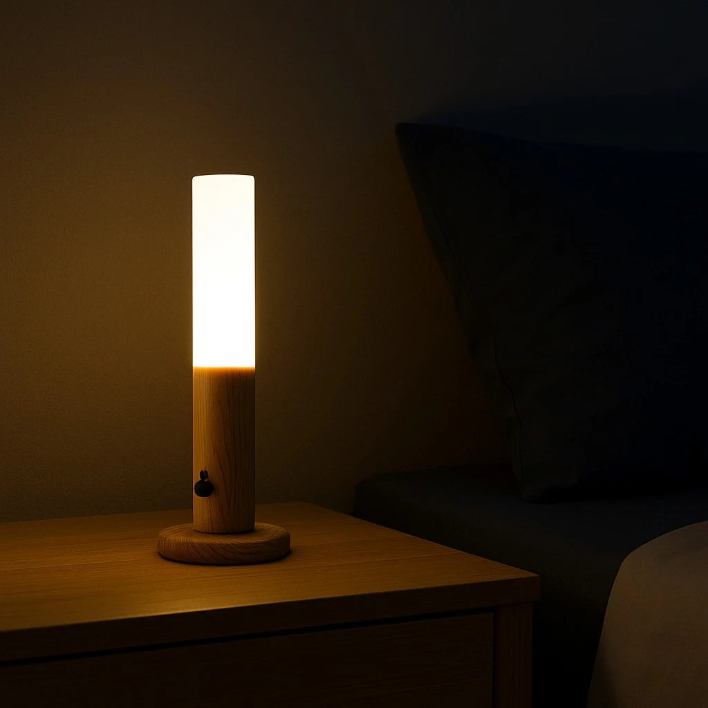 Magnetic Wooden LED Stick Light