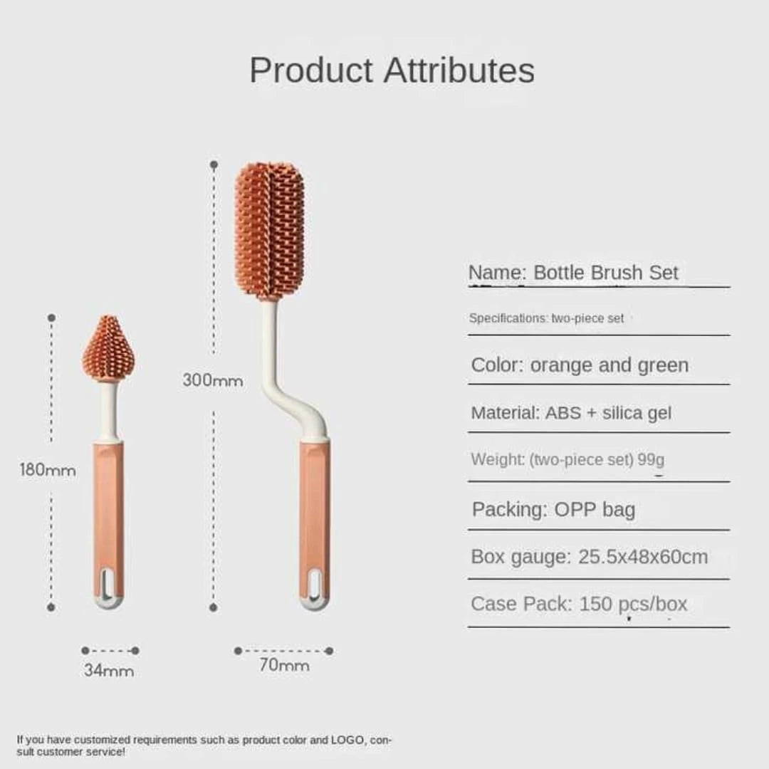Silicone Bottle Brush Set - Image 3
